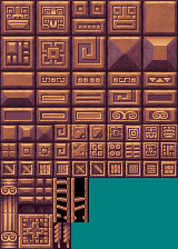 Sprite immagini 2D pixel art Tileset